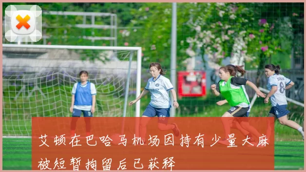 艾顿在巴哈马机场因持有少量大麻被短暂拘留后已获释